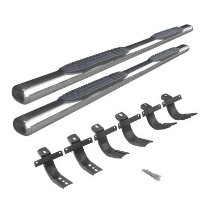 Go Rhino - Go Rhino 104412973PS 4" 1000 Series Side Steps w/Mounting Brackets Kit
