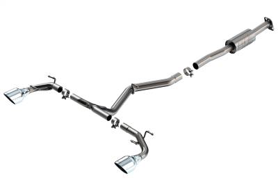 Borla - Borla 140910 ATAK Cat-Back Exhaust Single Split RR Exit for 22-26 BRZ/GR86