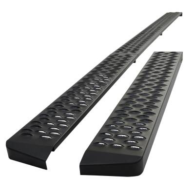 Westin - Westin 27-81025 Textured Grate Steps Running Boards 46" Driver/86" Passenger