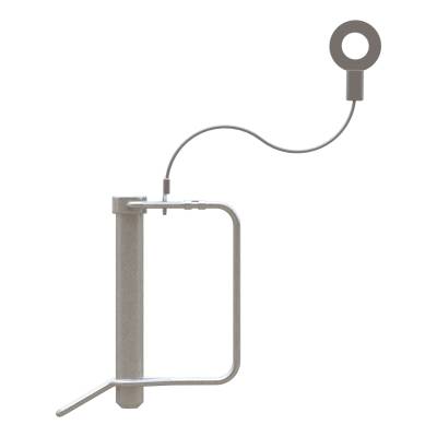 CURT - CURT 19248 Replacement ActiveLink Shank Pin & Clip w/Lanyard