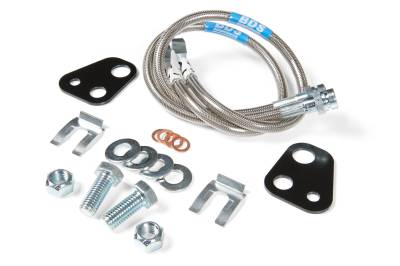 BDS Suspension - BDS Suspension BDS102002 Front Stainless Brakeline for 06-16 Dodge 1500