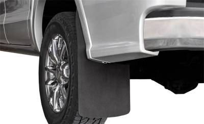 ACI - ACI E500005249 Universal Fit Rockstar Mud Flap Pair 12" W x 24" L w/Trim Plates