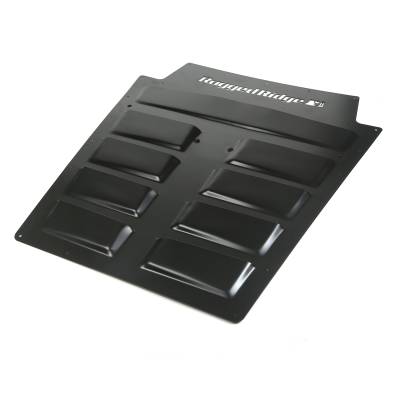 Rugged Ridge - Rugged Ridge 17759.10 Hood Vent Insert Black 07-18 Jeep Wrangler JK