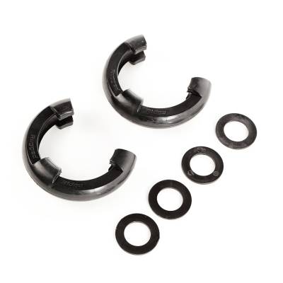 Rugged Ridge - Rugged Ridge 11235.3 D-Ring Shackle Isolator Kit Black Pair 3/4 Inch