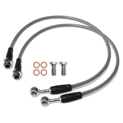 Raptor Series - Raptor 170107-40870 Rear Brake Lines Stainless for Jeep Wrangler JK/JKU