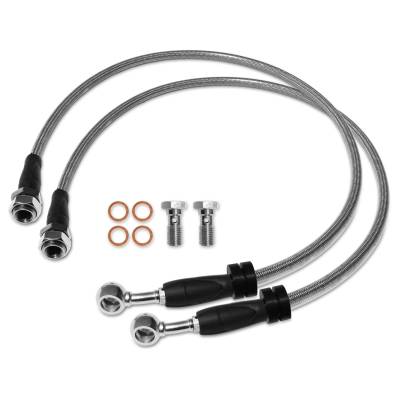 Raptor Series - Raptor 170107-40850 Front Brake Lines Stainless for Jeep Wrangler JK/JKU