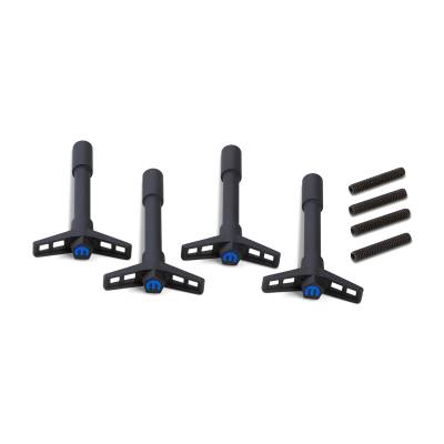 Proform - Proform 440-756 Engine Valve Cover Wing Nuts Black Mopar Logo 1/4-20 Thread 4Pc