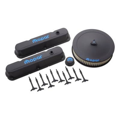 Proform - Proform 440-758 Mopar Dress-Up Kit Black Crinkle for 64-91 SB Chevy V8 Engines