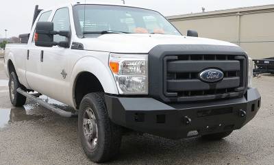 Steelcraft - Steelcraft 71-11370 Black Fortis Front Bumper for 11-16 Ford Super Duty