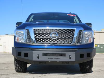 Steelcraft - Steelcraft 71-14090 Black Fortis Front Bumper for 17-24 Nissan Titan