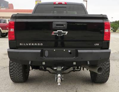 Steelcraft - Steelcraft 76-20410 Fortis Rear Bumper for 11-19 Silverado/Sierra 2500HD/3500HD