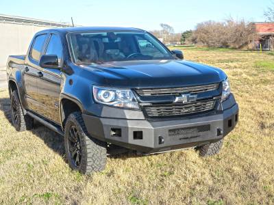 Steelcraft - Steelcraft 71-10450 Black Fortis Front Bumper for 15-20 Chevy Colorado