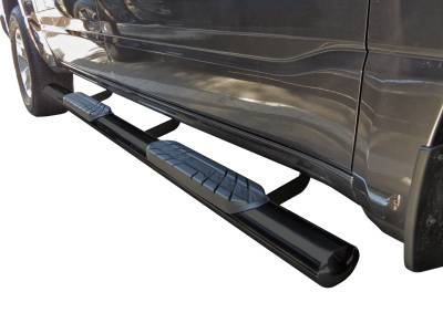 Steelcraft - Steelcraft 440900-1 4" Black Step Bar for 05-25 Nissan Frontier/Equator Crew CAB