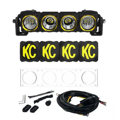 KC Hilites - KC HiLiTES 291 Flex Era LED Light Bar 10" Master Kit