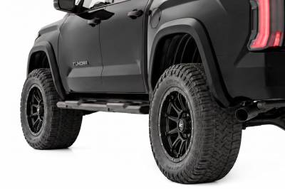 Rough Country Suspension Systems - Rough Country S-T42211-RCGB Sport Fender Flares Gloss Black for 22-26 Tundra