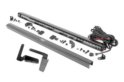 Rough Country Suspension Systems - Rough Country 80657 Bumper Mount 30" LED Light Bar Kit for 14-21 Toyota Tundra