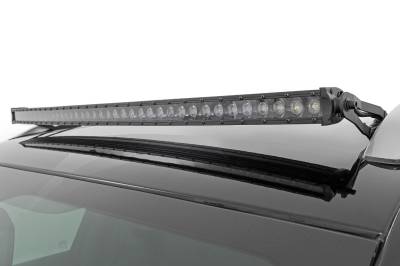 Rough Country Suspension Systems - Rough Country 70086 Roof Rack Mount 40" LED Light Bar Kit for 14-23 Cherokee KL
