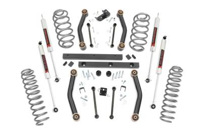 Rough Country Suspension Systems - Rough Country 90740 4" Suspension Lift Kit for 03-06 Jeep Wrangler TJ 4WD