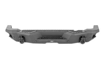 Rough Country Suspension Systems - Rough Country 51090 Black Heavy Duty Rear Bumper for 21-26 Ford Bronco