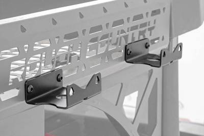 Rough Country Suspension Systems - Rough Country 99014 Universal J-Bracket Kit Black for RC UTV Cargo Racks