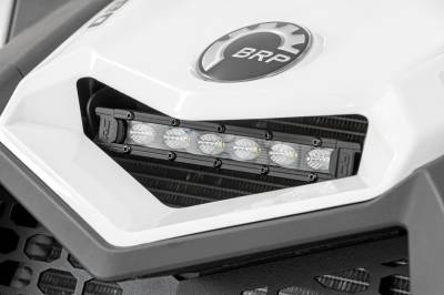 Rough Country Suspension Systems - Rough Country 97020 Hood Mount 6" LED Light Bar Kit for Can-Am Maverick X3