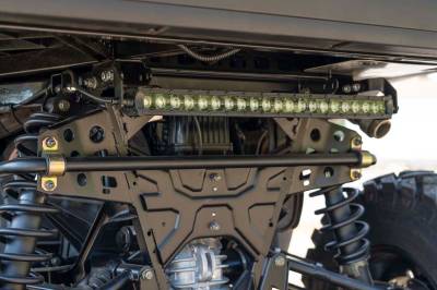 Rough Country Suspension Systems - Rough Country 93016 Under Bed Mount 20" LED Light Bar Kit for Polaris Ranger XP