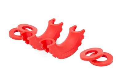 Rough Country Suspension Systems - Rough Country Polyurethane D-Ring Isolator Kit Red for 3/4" D-Rings RS101