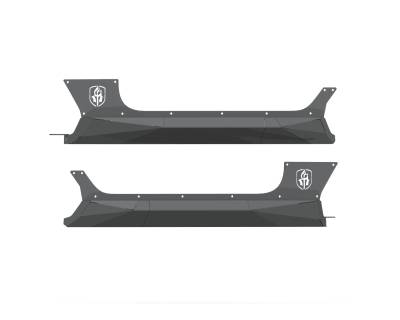 Road Armor - Road Armor 518ARG2B Stealth Rocker Guards for 18-26 Jeep Wrangler JL
