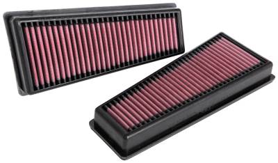K&N - K&N 33-3140 Drop-In Replacement Air Filter for 18-20 Mercedes Benz