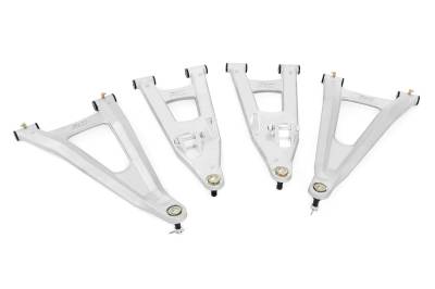 Rough Country Suspension Systems - Rough Country 93155 High Clearance 2" Off Front Control Arms for Polaris Ranger