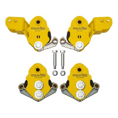 CURT - CURT 281314 Equa-Flex Rubberized Equalizer Triple Axle Kit 3000 To 6000 lbs.