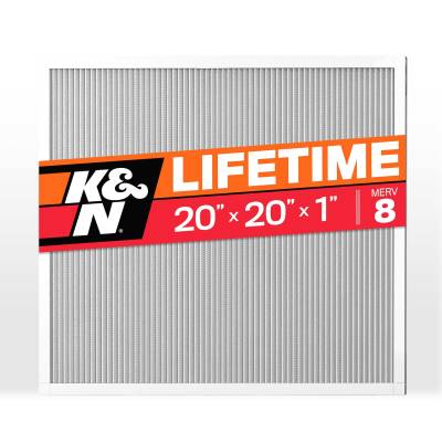 K&N - K&N HVC-8-12020 HVAC Filter 20 x 20 x 1 MERV 8