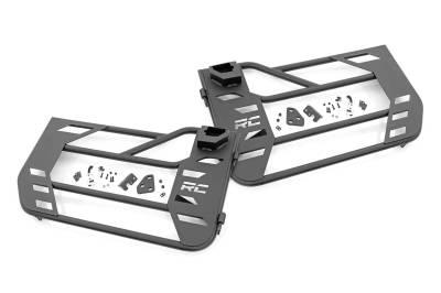 Rough Country Suspension Systems - Rough Country Front Steel Tube Doors Black for Jeep JL/JT 10617