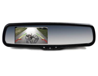 Brandmotion - Brandmotion FLTW-7690 10" Mirror w/4.3" Color Display