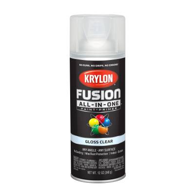 Krylon - Krylon 2705 Fusion All-In-One Paint + Primer 12oz Gloss Clear