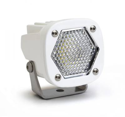 Baja Designs - Baja Designs 380006WT S1 White Scene LED Auxiliary Light Pod w/Bracket