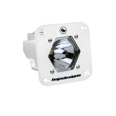 Baja Designs - Baja Designs 381001WT S1 White Flush Mount Auxiliary Light Pod