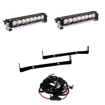 Baja Designs - Baja Designs 447509 S8 Dual 10" Grille Upper Light Kit for 14-18 Toyota 4Runner