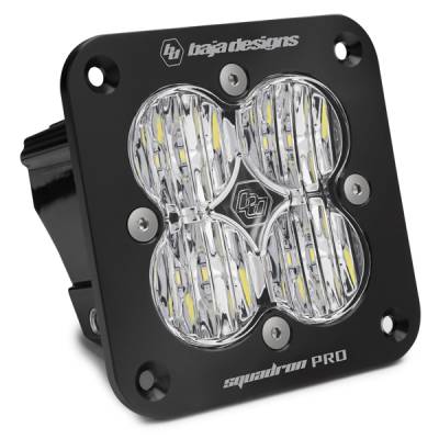 Baja Designs - Baja Designs 491005 Squadron Pro Black Flush Mount LED Auxiliary Light Pod