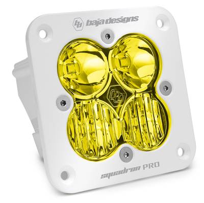 Baja Designs - Baja Designs 491013WT Squadron Pro White Flush Mount LED Auxiliary Light Pod