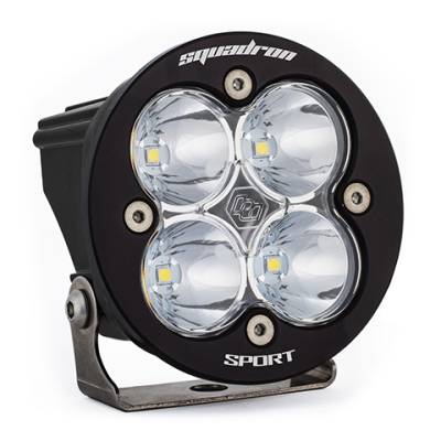 Baja Designs - Baja Designs 580001 Squadron-R Sport Black LED Auxiliary Light Pod