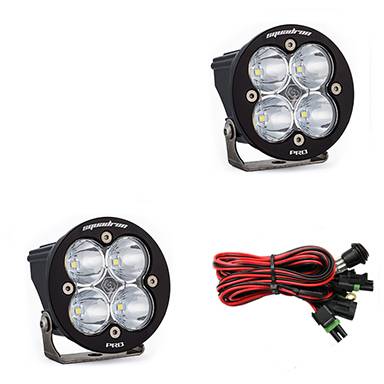 Baja Designs - Baja Designs 597801 Squadron-R Pro Black LED Auxiliary Light Pod Pair
