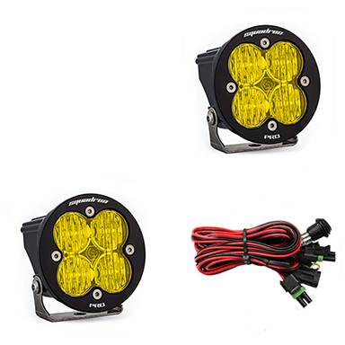 Baja Designs - Baja Designs 597815 Squadron-R Pro Black LED Auxiliary Light Pod Pair