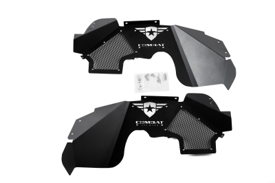 Combat Off Road - Combat Off Road 15-1066 Aluminum Inner Fender Front Pair for Jeep JK Wrangler