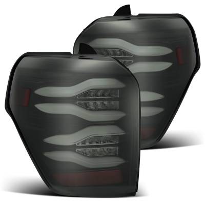 AlphaRex - AlphaRex 690010 Jet Black LED Taillights for 10-24 Toyota 4Runner