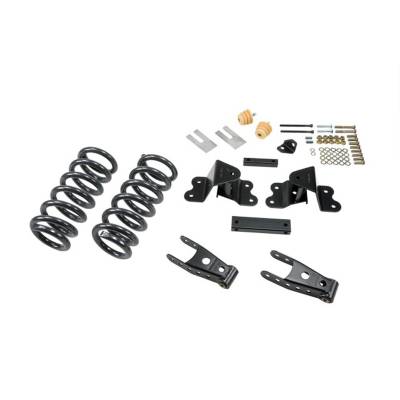 Belltech - Belltech 691 Front/Rear Complete Lowering w/o Shocks for Chevy/GMC Ext Cab 2WD
