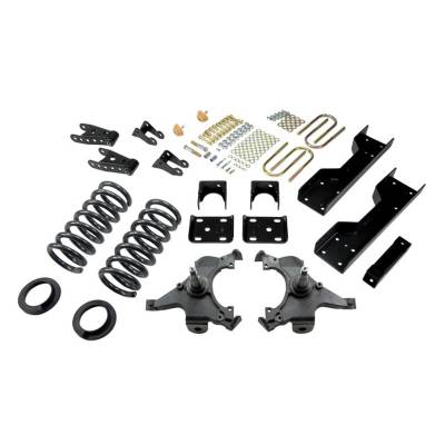Belltech - Belltech 694 Complete Lowering Kit w/o Shocks for Chevy/GMC Ext Cab 2WD