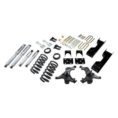 Belltech - Belltech 696SP Front/Rear Complete Kit w/SP Shocks for Chevy/GMC Std Cab RWD