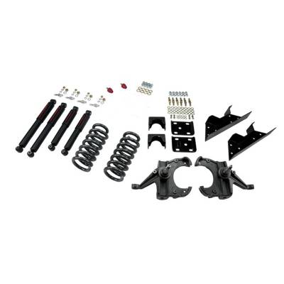 Belltech - Belltech 707ND Front/Rear Complete Lowering w/Nitro Drop2 Shocks for Chevy/GMC