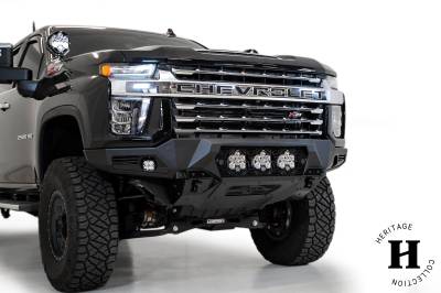 Addictive Desert Designs - Addictive Desert Design F270014100103 Bomber Front Bumper 20-23 Silverado 2500HD